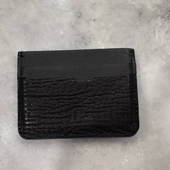 Shark leather card wallet - Picture 2 of 2
